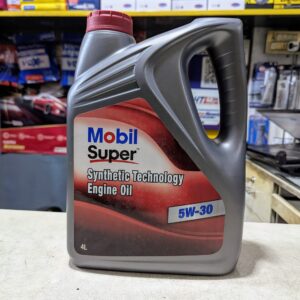 Mobil Super™ Friction Fighter SAE 5W-30 API SP – Synthetic Technology Engine Oil (4 Liters)