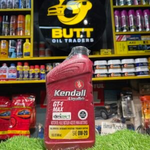 Kendall GT-1 Max Full Synthetic 0W-20 Motor Oil with Liquid Titanium (1 Quart / 946 ml)
