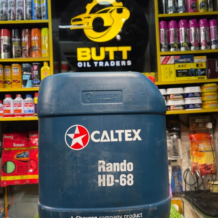 Caltex Rando HD 68 Hydraulic Oil (20L Pail) - Anti-Wear Industrial Fluid - Butt Oil Traders