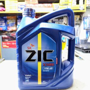 SK ZIC X5000 15W-40 Synthetic Blend Heavy Duty Diesel Engine Oil – 6 Liters