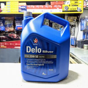 Caltex Delo Silver SAE 20W-50 – Heavy Duty Multigrade Diesel Engine Oil (10 Liters)