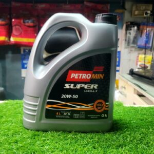 ​Petromin Super Ultra 7 SAE 20W-50 API SL/CF Premium Mineral Engine Oil (4 Liters)