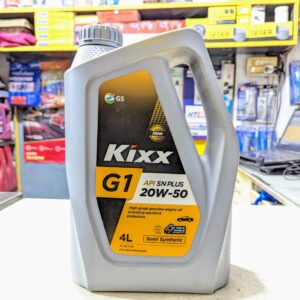 Kixx G1 20W-50 API SN PLUS Semi-Synthetic Gasoline Engine Oil (4L) 🚗💨