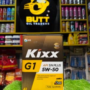 Kixx G1 5W-50 API SN PLUS Fully Synthetic Gasoline Engine Oil (4 Liter)