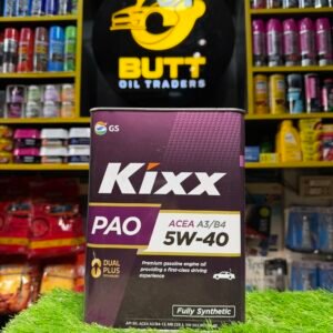Kixx 5W-40 API SN Fully Synthetic Engine Oil – 4 Liters (ACEA A3/B4 | MB 229.3 | VW 502.00/505.00 | PAO Technology)