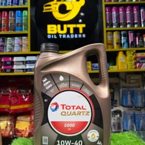 TOTAL QUARTZ 5000 10W-40 – Premium Multi-Grade Engine Oil with Clean-Shield Technology (4 Litre)