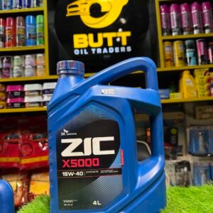 SK ZIC X5000 15W-40 Synthetic Blend Heavy Duty Diesel Engine Oil – 4 Liters