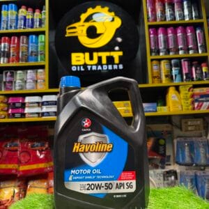 Caltex Havoline Motor Oil SAE 20W-50 – Proven Engine Protection | API SG (4 Liters)
