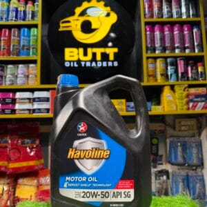 Caltex Havoline Motor Oil SAE 20W-50 – High Viscosity Engine Protection (3 Liters)