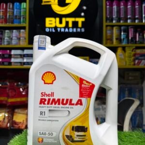 Shell Rimula R1 SAE 50 – High Viscosity Protection for Older Engines (4 Liters)