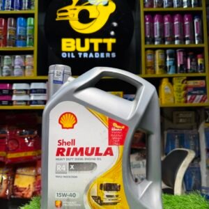 Shell Rimula R4 X 15W-40 – Triple Protection Engine Oil for Diesel & Turbo-Diesel (4 Liters)