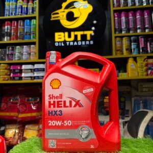 Shell Helix HX3 20W-50 Motor Oil (4L) – Reliable Engine Protection for High-Mileage Vehicles