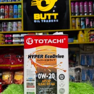 TOTACHI Hyper Ecodrive 0W-20 | 4 Liters 100% Synthetic Eco-Friendly Engine Oil