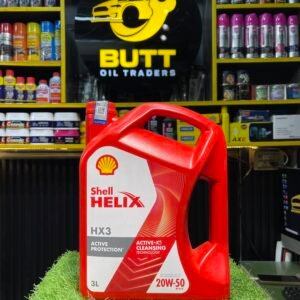 Shell Helix HX3 20W-50 Motor Oil (3L) – Reliable Engine Protection for High-Mileage Vehicles